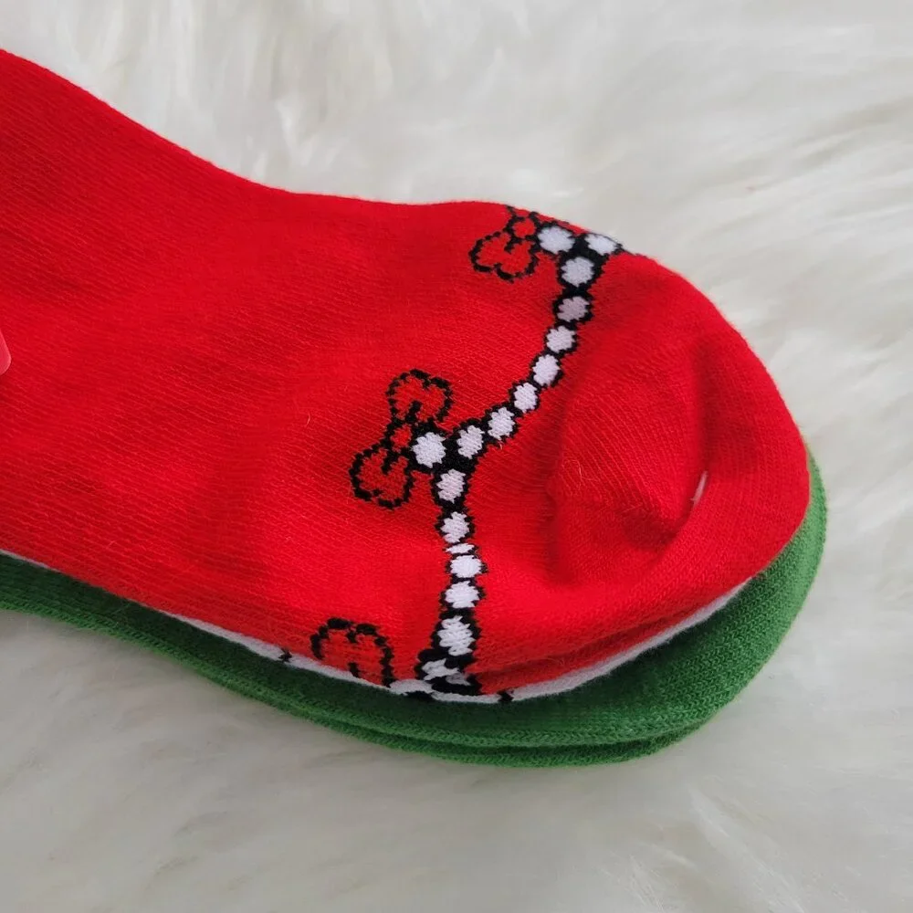 Hello Kitty Christmas Mid-Crew Socks